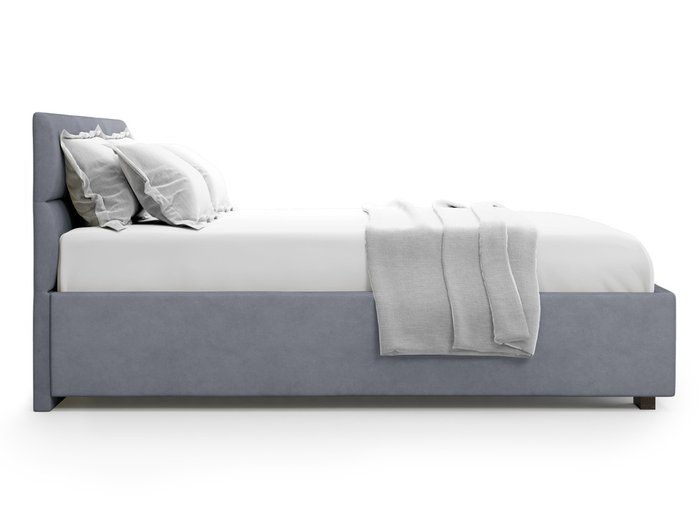Кровать Bolsena 140х200 серого цвета с подъемным механизмом  - лучшие Кровати для спальни в INMYROOM