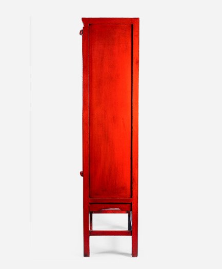 Шкаф Muotti двухдверный красного цвета - лучшие Шкафы распашные в INMYROOM