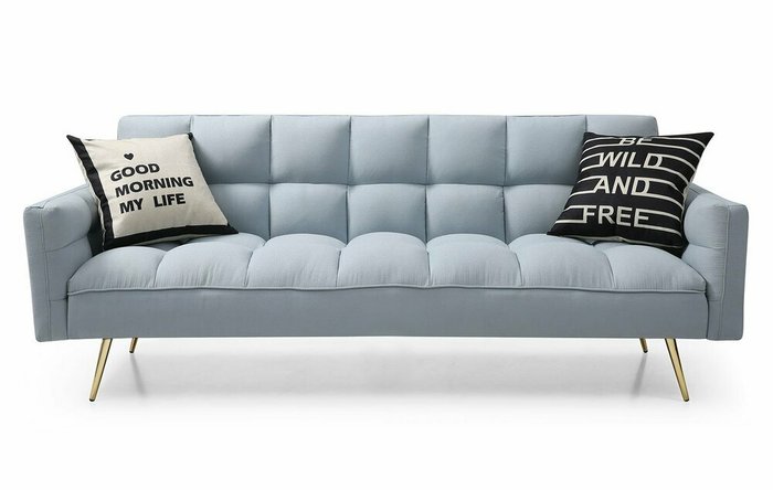 Диван-кровать Madrid голубого цвета - лучшие Прямые диваны в INMYROOM