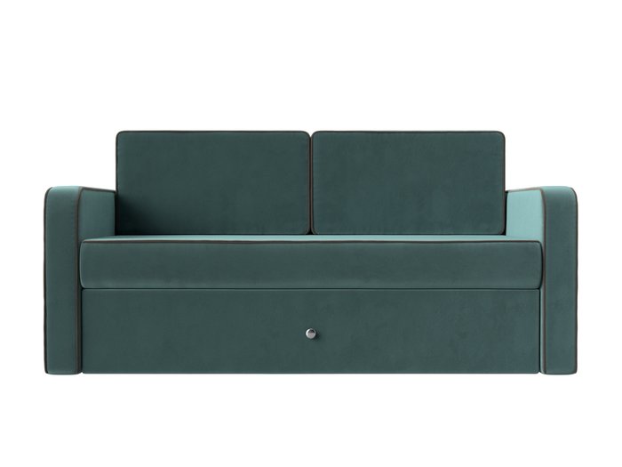 Детский диван-кровать Смарт бирюзового цвета - купить Прямые диваны по цене 34999.0
