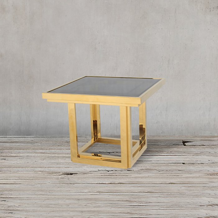 Стол приставной со стеклянной столешницей - купить Кофейные столики по цене 152000.0