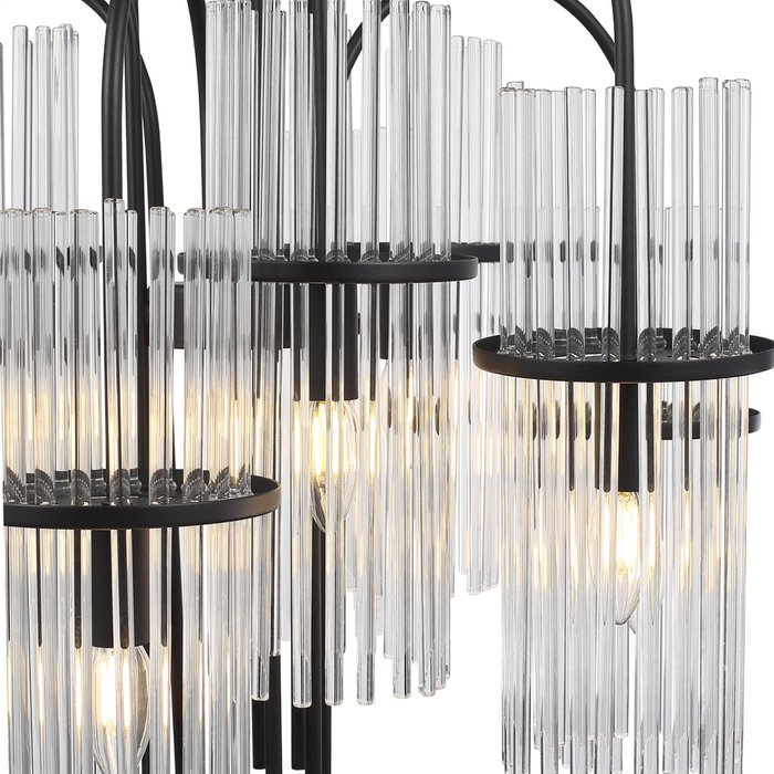 Светильник подвесной ST-Luce черный/прозрачный E14 9*40W TASSE - лучшие Соединитель (коннектор) для треков в INMYROOM Светильник подвесной ST-Luce черный/прозрачный E14 9*40W TASSE - лучшие Соединитель (коннектор) для треков в INMYROOM
