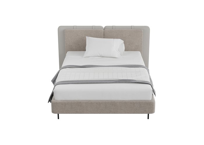 Кровать Hub 140х200 бежевого цвета - купить Кровати для спальни по цене 80900.0