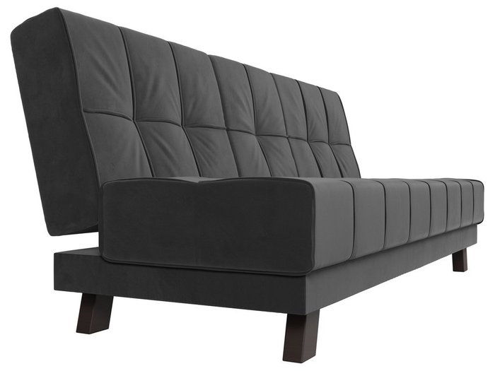 Прямой диван-кровать Винсент серого цвета - лучшие Прямые диваны в INMYROOM