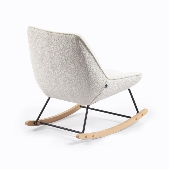Кресло-качалка Marlina белого цвета  - лучшие Интерьерные кресла в INMYROOM