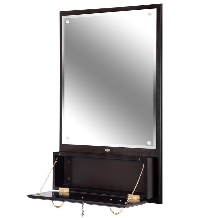 Зеркало настенное Пандора коричневого цвета - купить Настенные зеркала по цене 15660.0