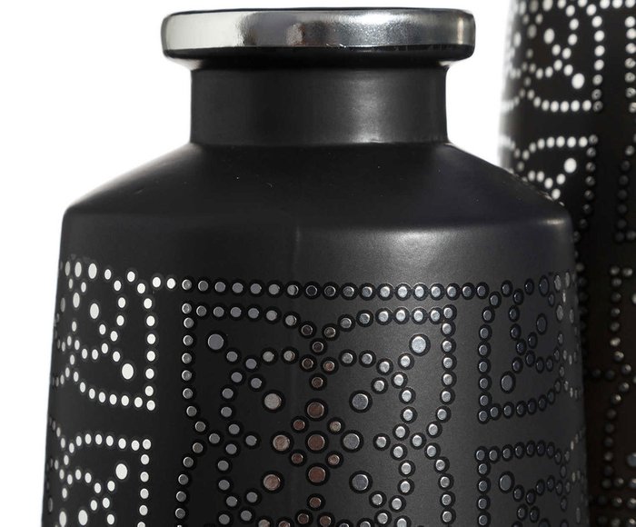 Керамическая ваза черного цвета - лучшие Вазы  в INMYROOM