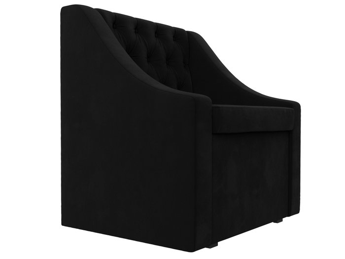 Кресло Мерлин черного цвета с ящиком - лучшие Интерьерные кресла в INMYROOM