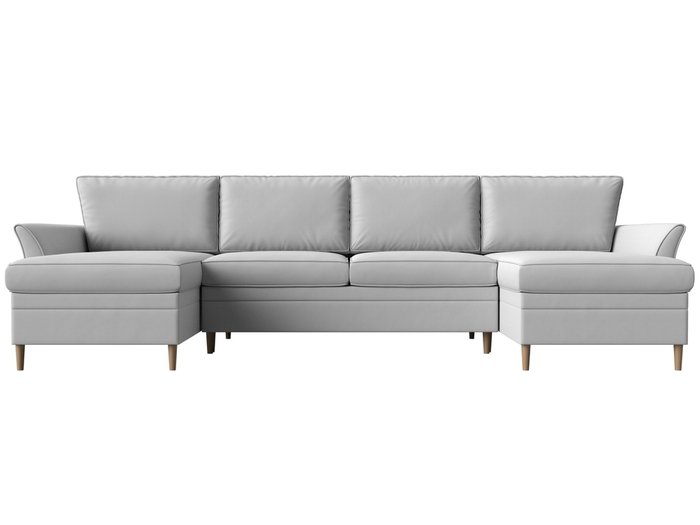 Угловой диван-кровать София белого цвета (экокожа) - купить Угловые диваны по цене 87990.0