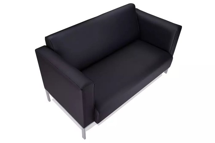 Диван Тоскана черного цвета - купить Прямые диваны по цене 46040.0