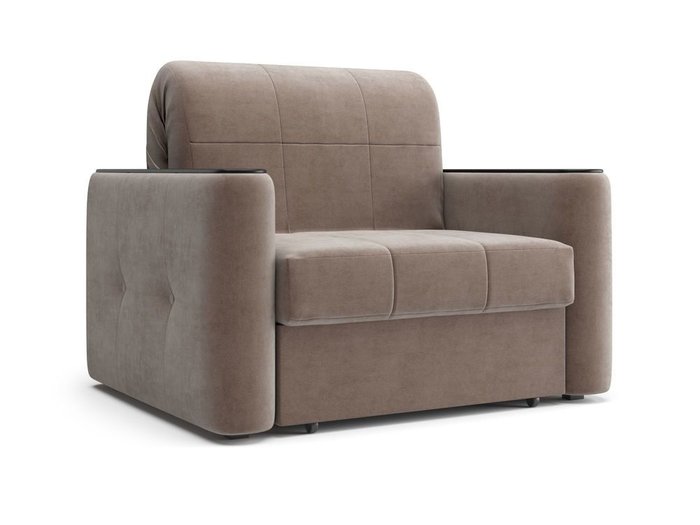 Кресло-кровать Ницца темно-бежевого цвета - купить Интерьерные кресла по цене 37440.0
