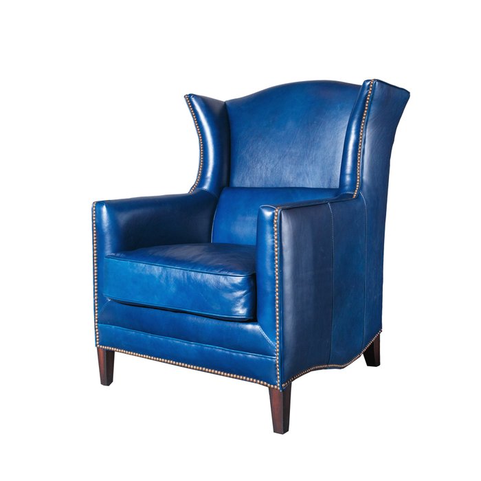 Кресло синего цвета - купить Интерьерные кресла по цене 291000.0