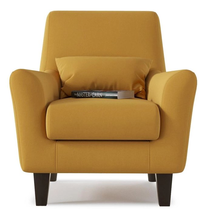 Кресло Либерти желтого цвета - купить Интерьерные кресла по цене 11724.0