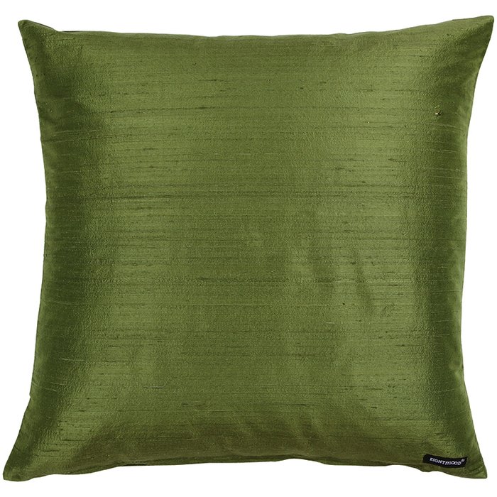 Декоративная подушка Dupion зеленого цвета