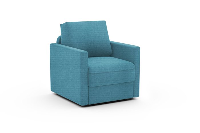 Кресло Винс голубого цвета
