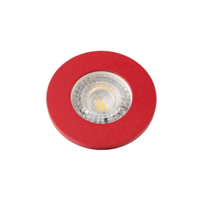 Точечный встраиваемый светильник из металла красного цвета - купить Встраиваемые споты по цене 1184.0