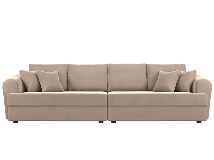 Прямой диван-кровать Милтон бежевого цвета - купить Прямые диваны по цене 68999.0