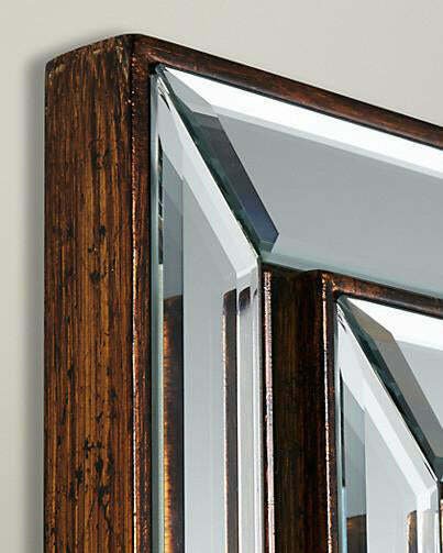 Настенное зеркало Анри в раме бронзового цвета - купить Настенные зеркала по цене 74620.0
