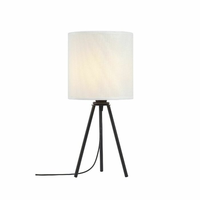 Настольная лампа V29570-1/1L (ткань, цвет белый) - купить Настольные лампы по цене 3564.0