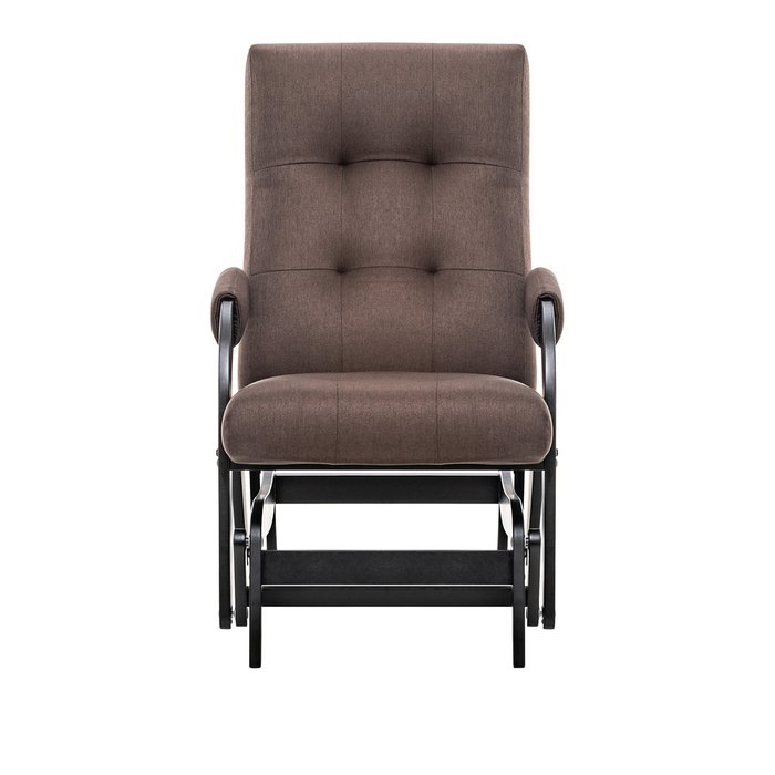 Кресло-маятник Спринг темно-коричневого цвета - купить Интерьерные кресла по цене 20120.0