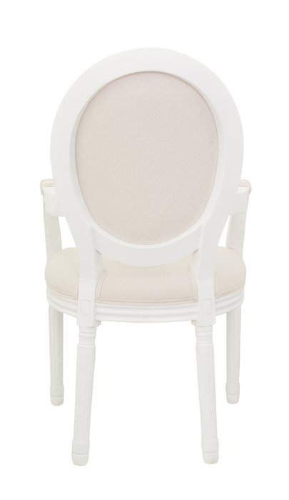 Стул Volker arm beige+white бежевого цвета - лучшие Обеденные стулья в INMYROOM Стул Volker arm beige+white бежевого цвета - лучшие Обеденные стулья в INMYROOM