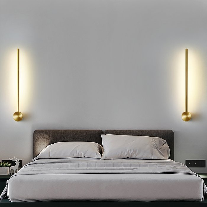 Настенный светильник Wall Lines L12 черного цвета - лучшие Бра и настенные светильники в INMYROOM