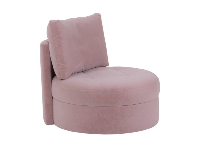 Кресло Wing Round розового цвета