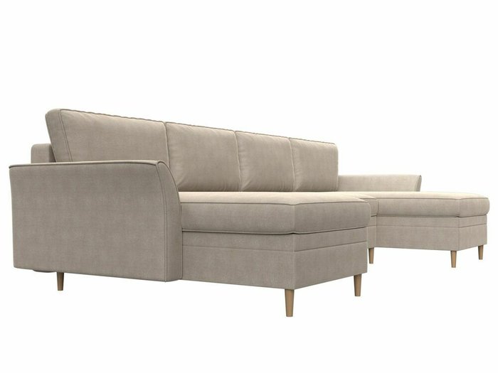 Угловой диван-кровать София бежевого цвета - лучшие Угловые диваны в INMYROOM