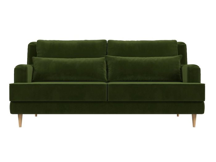 Прямой диван Джерси зеленого цвета - купить Прямые диваны по цене 39999.0
