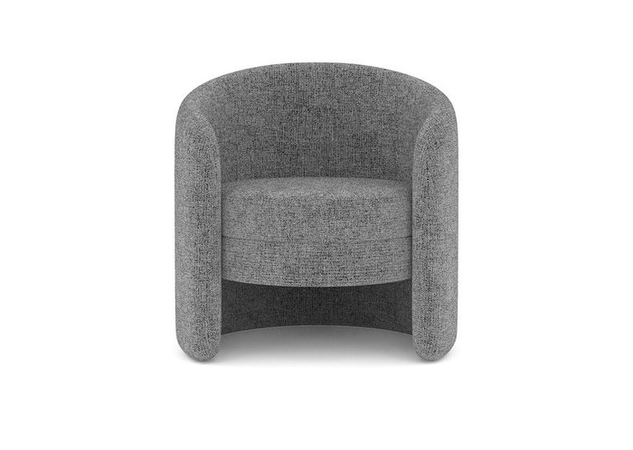 Кресло E7.4 в обивке из рогожки серого цвета - лучшие Интерьерные кресла в INMYROOM