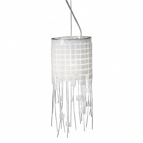 Подвесной светильник Arturo Alvarez GILDA из керамической мозаики белого цвета