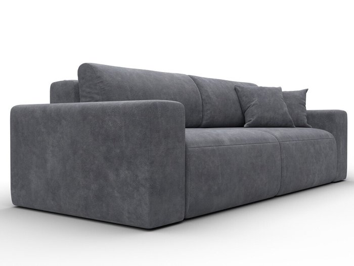 Диван-кровать Лига 036 Классик темно-серого цвета - лучшие Прямые диваны в INMYROOM Диван-кровать Лига 036 Классик темно-серого цвета - лучшие Прямые диваны в INMYROOM