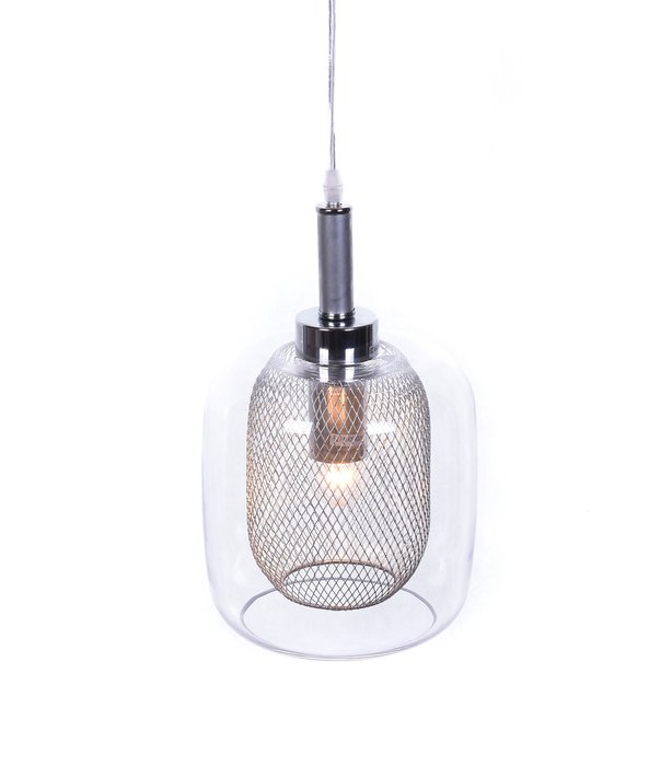 Подвесной светильник Bessa серебряного цвета - купить Подвесные светильники по цене 5500.0