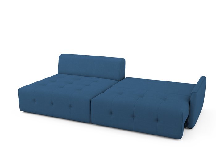 Угловой Диван-кровать Bronks левый синего цвета - купить Угловые диваны по цене 80800.0