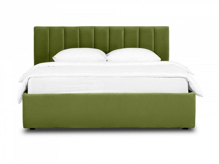 Кровать Queen Sofia 160х200 Lux зеленого цвета с подъемным механизмом - купить Кровати для спальни по цене 76560.0
