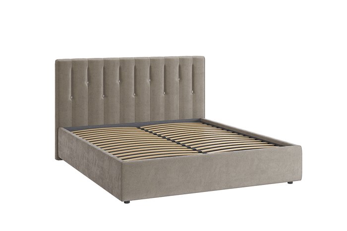 Кровать Кристи 2 160х200 цвета латте без подъемного механизма - лучшие Кровати для спальни в INMYROOM