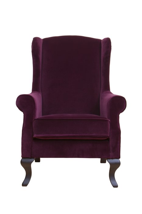 Кресло бордовое бархатное - купить Интерьерные кресла по цене 21460.0