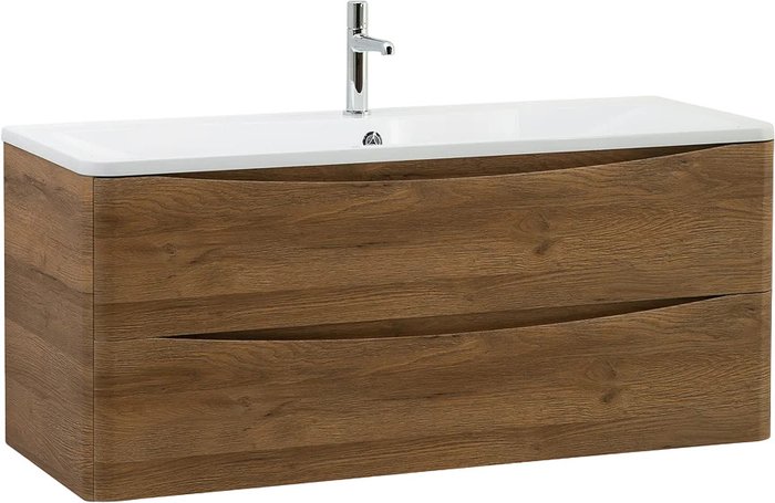 Тумба для комплекта Acqua 120 коричневого цвета