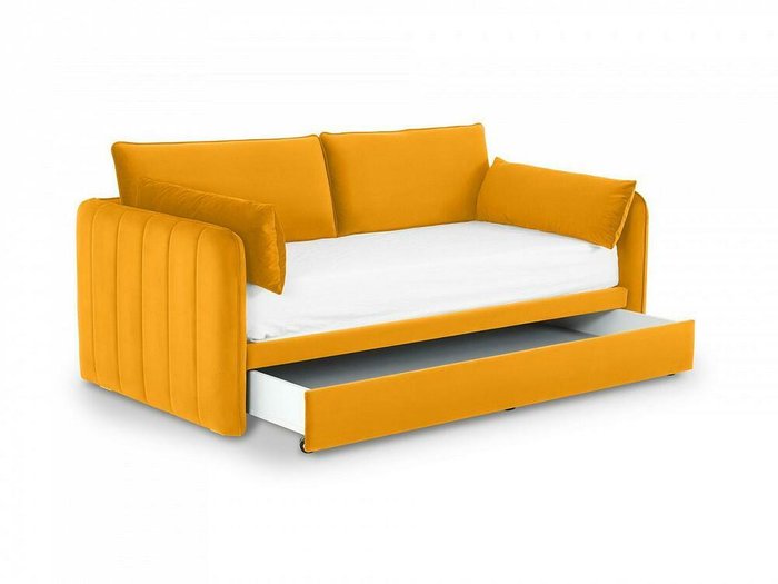 Диван Vicari желтого цвета - лучшие Прямые диваны в INMYROOM