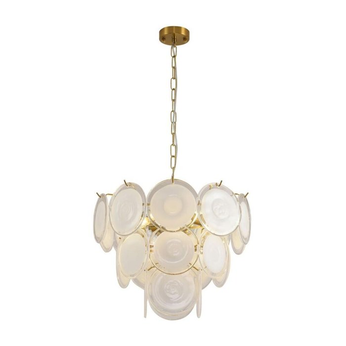 Подвесная люстра Chipsy 8320/5 (стекло, цвет белый) - лучшие Подвесные люстры в INMYROOM