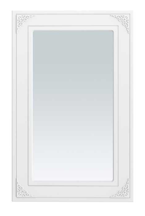 Зеркало настенное Ассоль белого цвета - купить Настенные зеркала по цене 9345.0