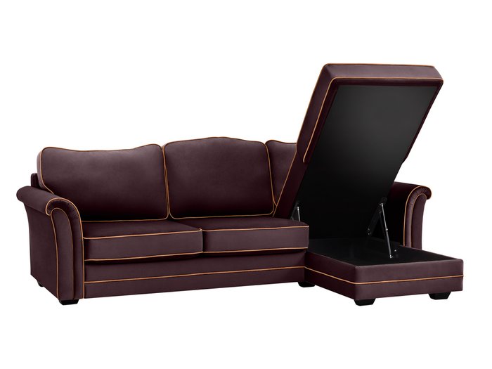 Угловой диван-кровать Sydney с оттоманкой    - лучшие Угловые диваны в INMYROOM