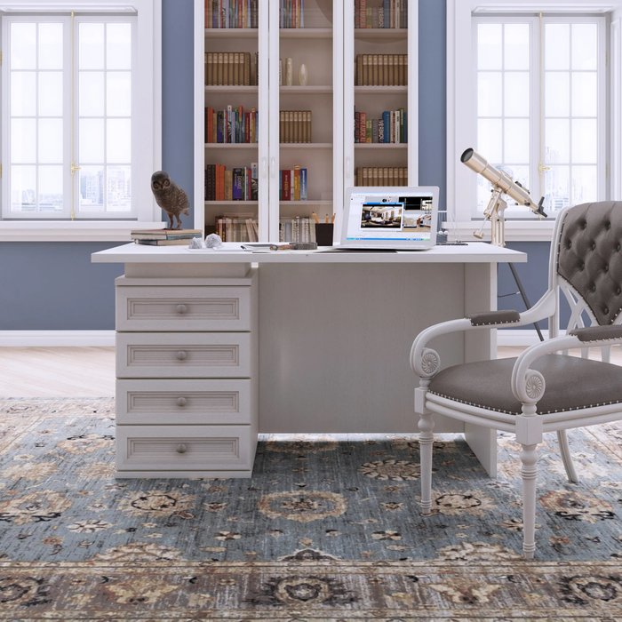 Письменный стол Белладжио белого цвета - лучшие Письменные столы в INMYROOM