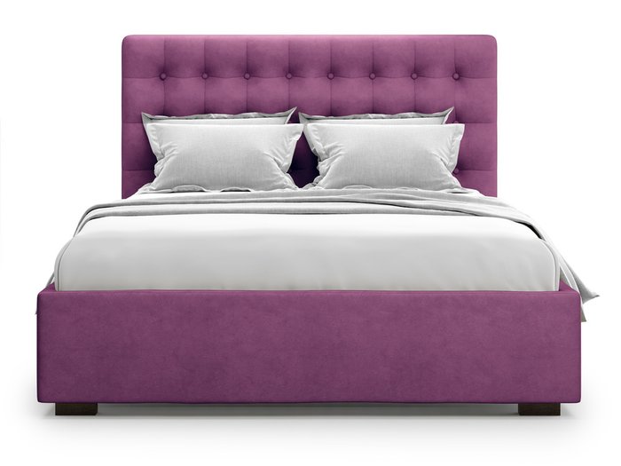 Кровать Brayers без подъемного механизма 160х200 фиолетового цвета