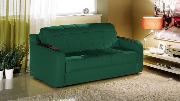 Диван-кровать Тифани зеленого цвета - купить Прямые диваны по цене 65000.0