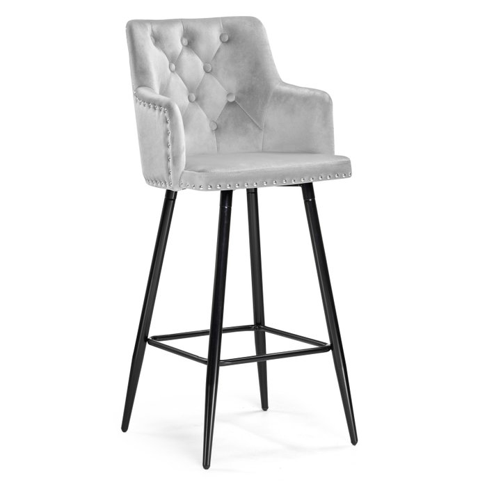 Барный стул Ofir светло-серого цвета - купить Барные стулья по цене 7990.0