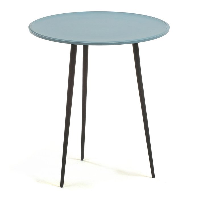 Кофейный столик Scant с голубой столешницей