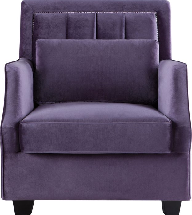 Кресло с обивкой из фиолетовой ткани  - купить Интерьерные кресла по цене 47840.0