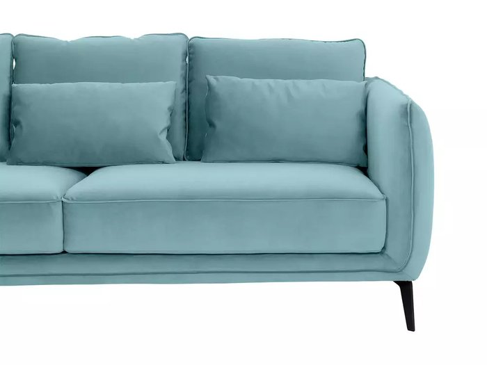 Диван Amsterdam голубого цвета - лучшие Прямые диваны в INMYROOM