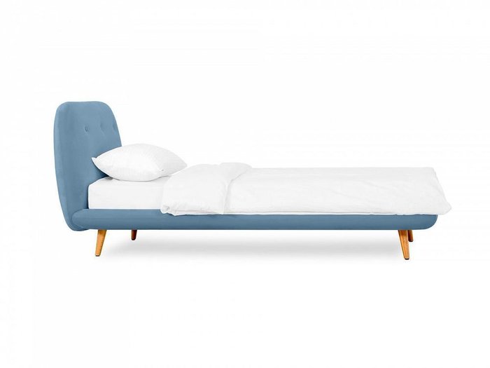 Кровать Loa 90х200 голубого цвета - купить Кровати для спальни по цене 50040.0